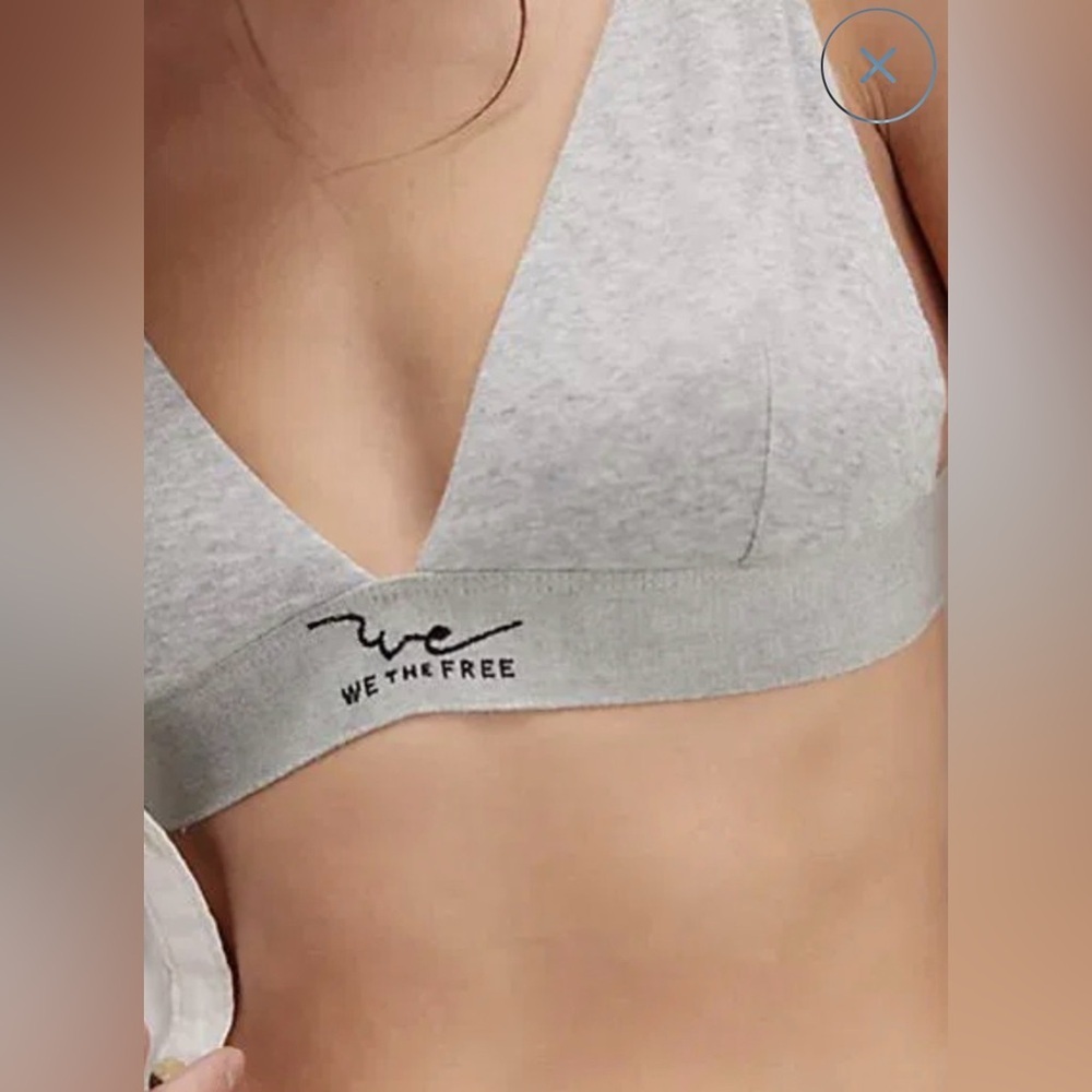 NWT We The Free Bralette Heather Grey Medium
